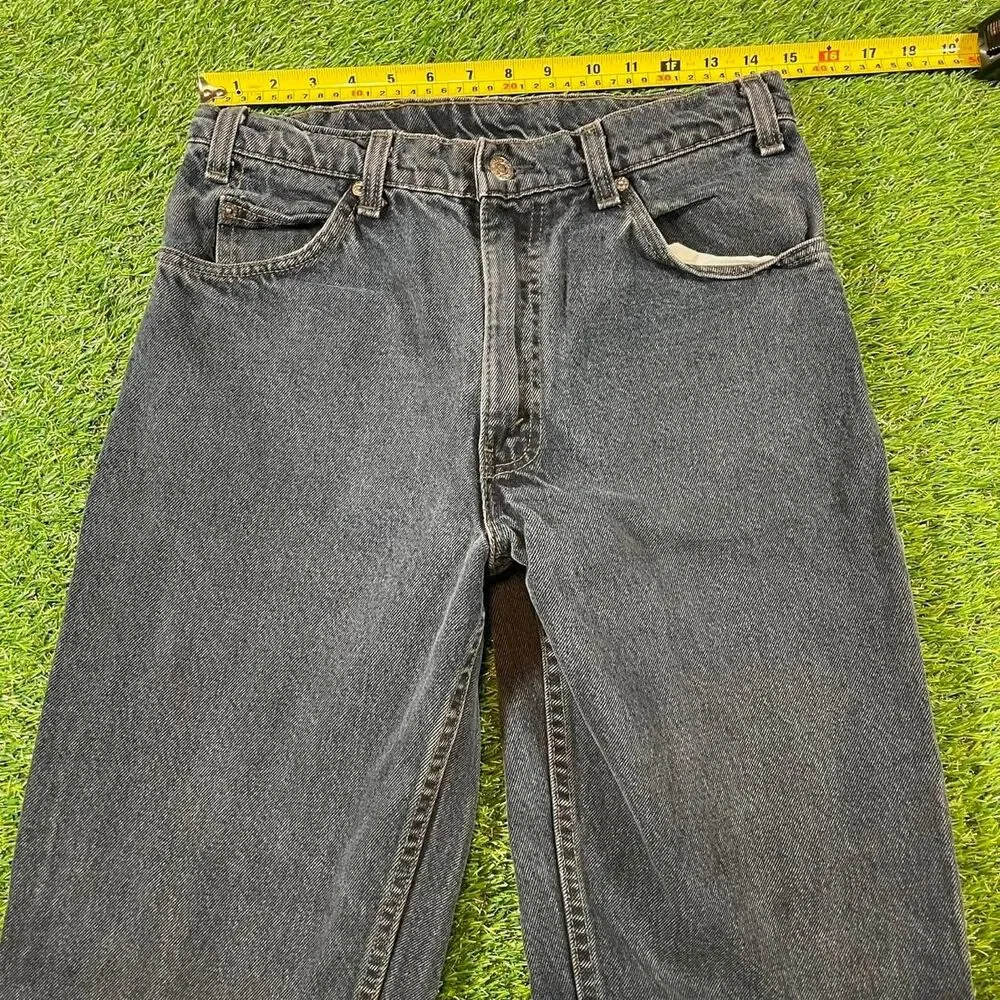 Levi's 550 batwing vintage 80's dark navy wash denim jeans Men's size 32x32